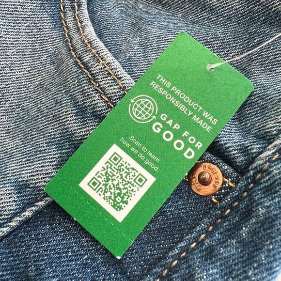 GAP High Rise Stride Wide Leg Jeans Size 28 | 6R - Picture 9 of 10